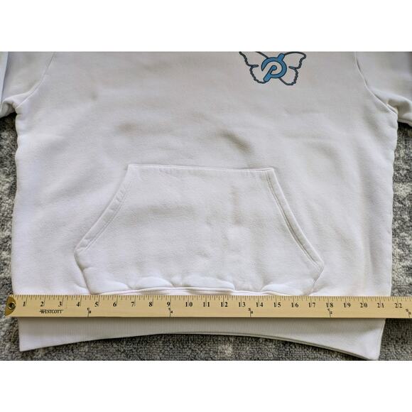 Peloton X Brittany Allen Hoodie Womens White Sweater Pullover Ladies - Large USA - Picture 15 of 16